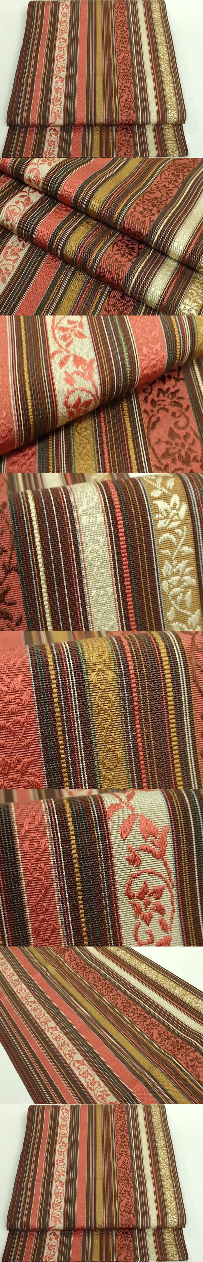 平和屋着物□極上 夏物 本場筑前博多織 八寸名古屋帯 紗献上 逸品