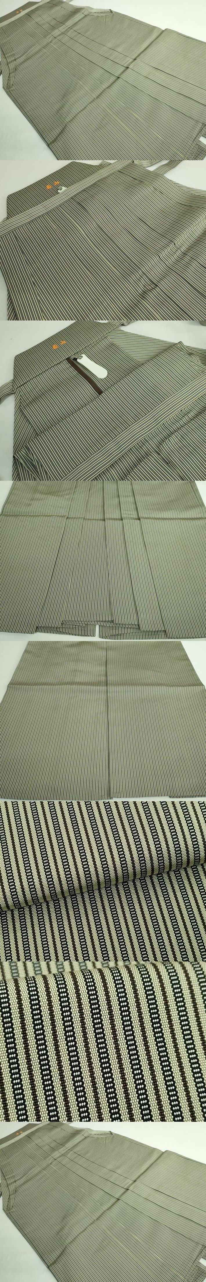 平和屋着物□極上 男性 馬乗り袴 縞 逸品 DZAB0546kh5